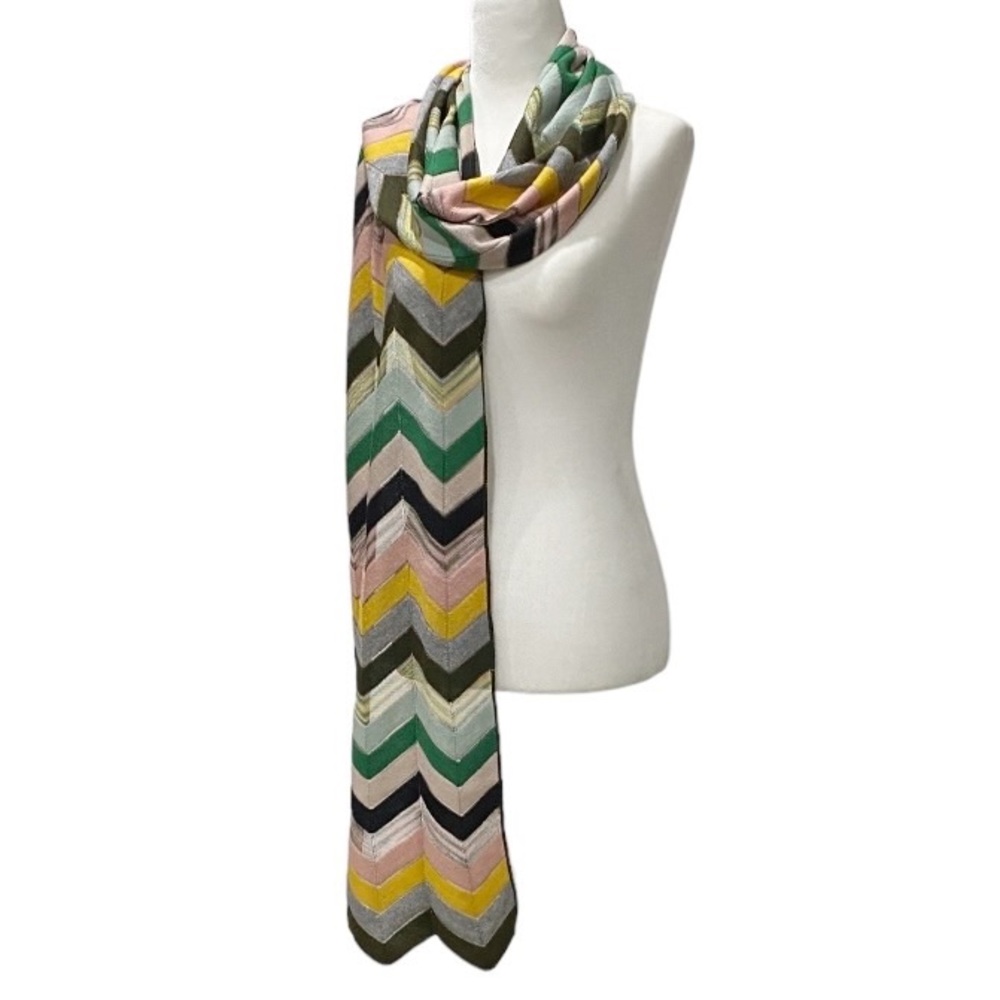 MISSONI COUTURE Zig Zag Pattern Scarf